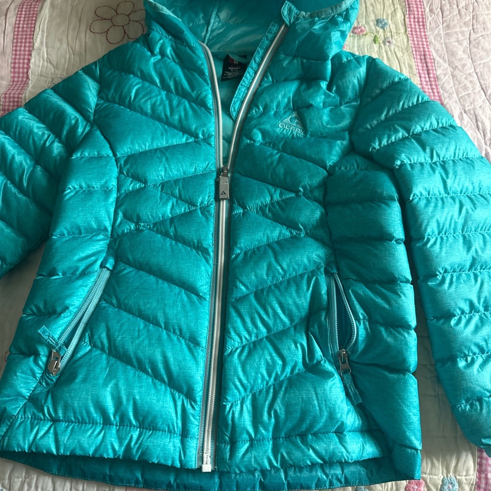Kids' Turquoise Eddie Bauer Puffer Jacket